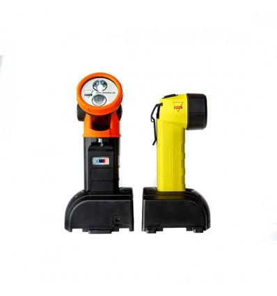 Преносим взривозащитен LED фенер тип HL 25 EX с акумулатор и зарядно