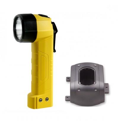Преносим взривозащитен LED фенер тип HL 12 EX с акумулатор и зарядно 12-24V
